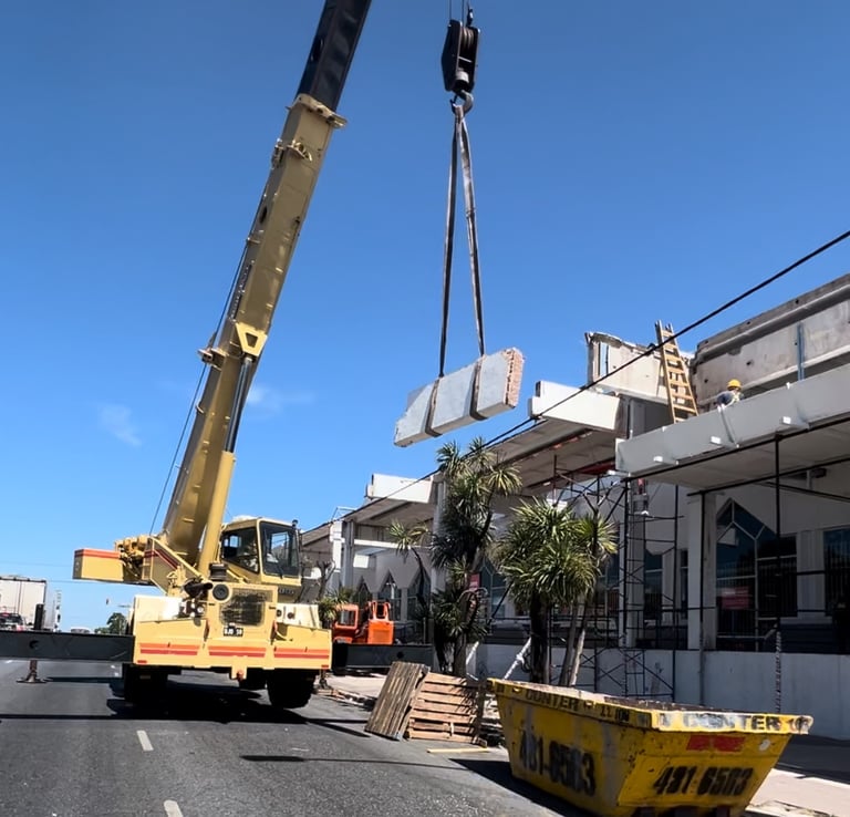 movimiento de escombros