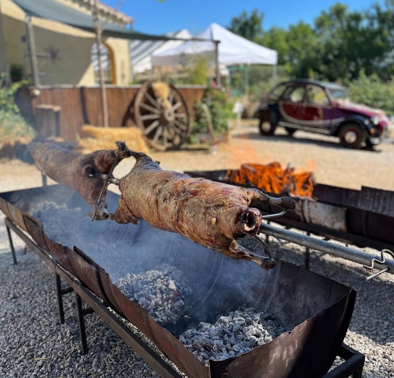 Méchoui Agneau à la broche
