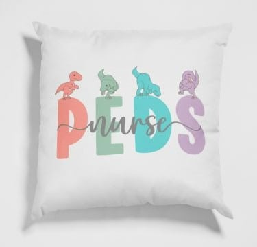 PEDS Throw Pillow