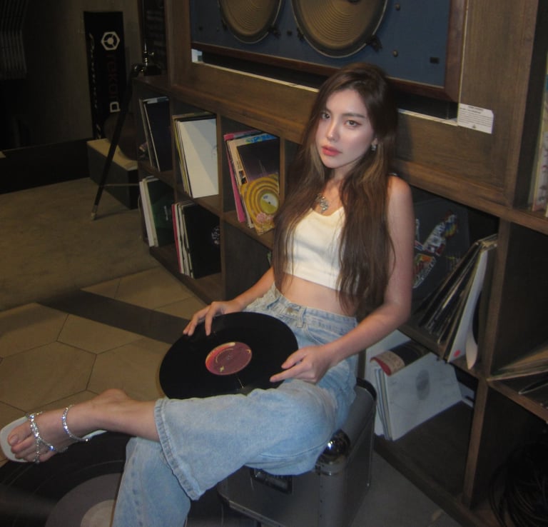 Vinyl DJ Norita Iconic Vinyl Studio Bangkok Thailand