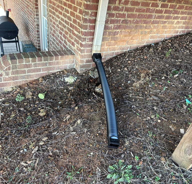 Downspout ground extension
