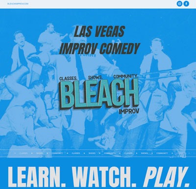 image of bleach improv website
