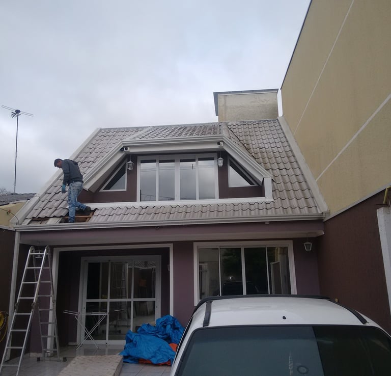 troca telhado shingle