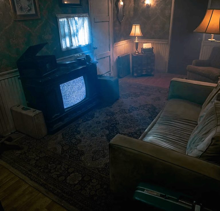 Apartment set at Grayfox Studios with realistic lived-in atmosphere designed for film & photography