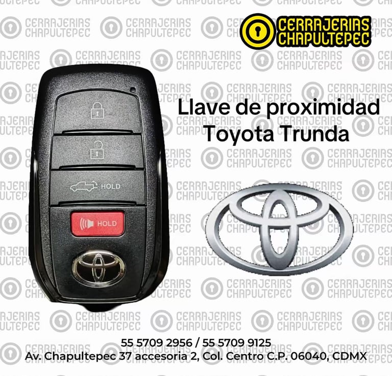 Llave de Proximidad Toyota Tundra FCC ID: HYQ14FBA