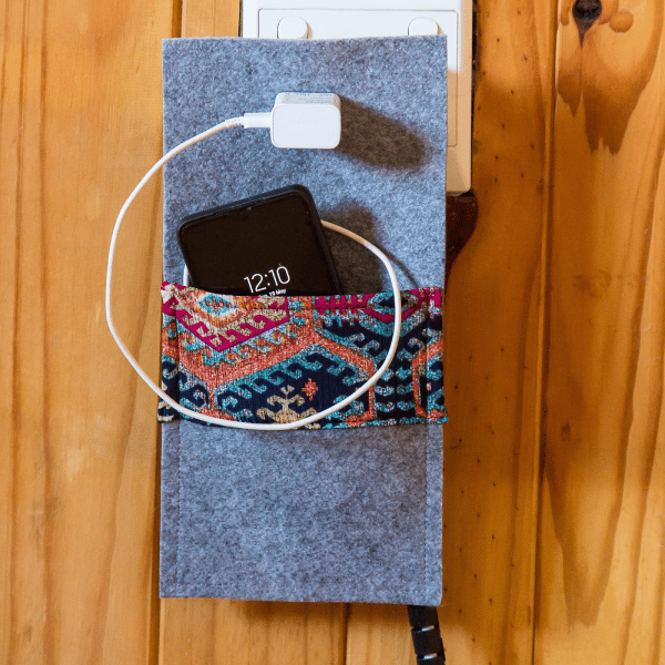 Mobile phone charging station