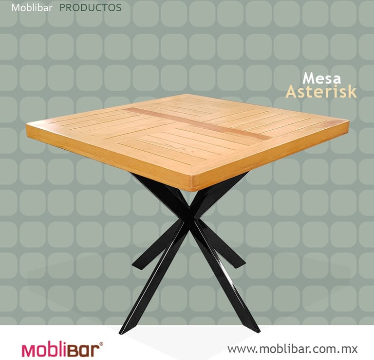 mesa de madera