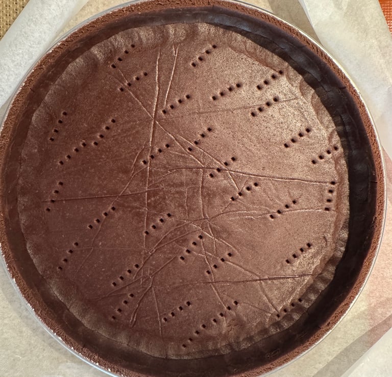 fond de tarte au chocolat