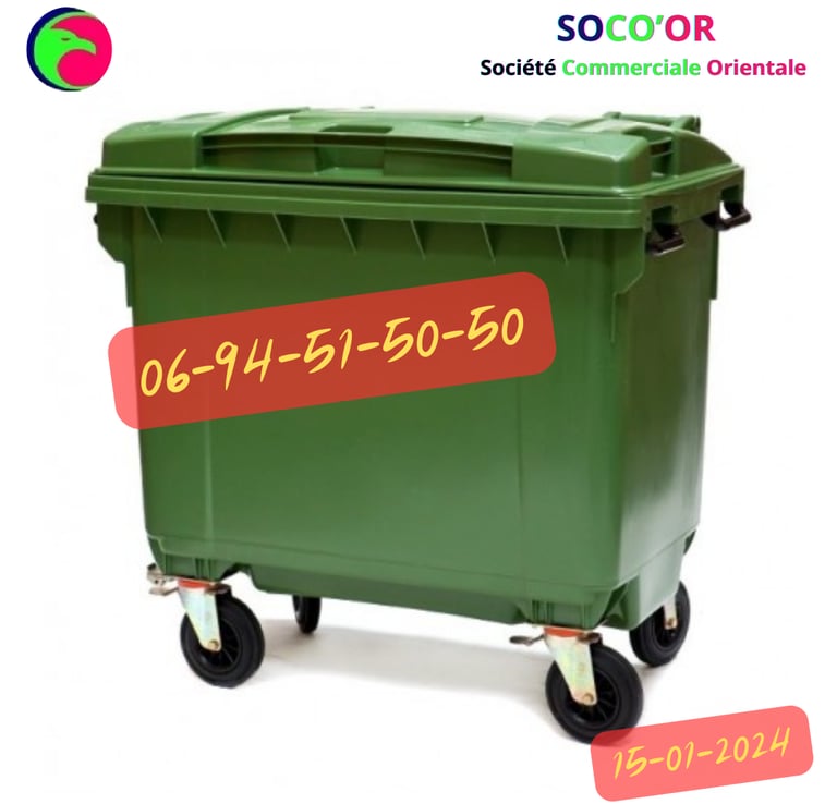poubelle maroc prix