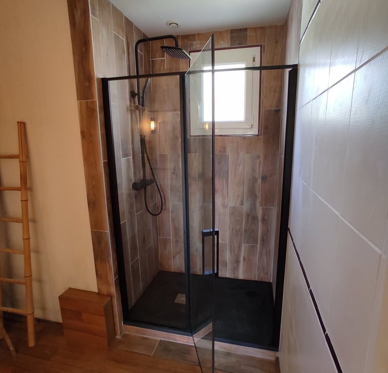 rénovation salle de bain douche 