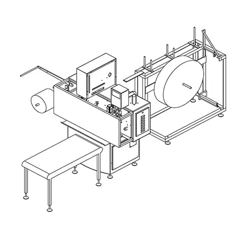 Wet Wipe Packaging Machine Layout