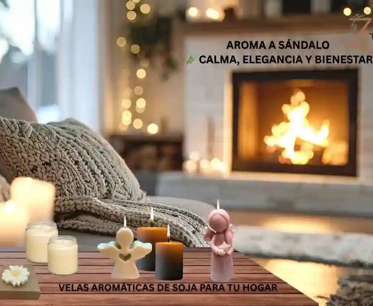 Velas Aromáticas de Soja para tu Hogar