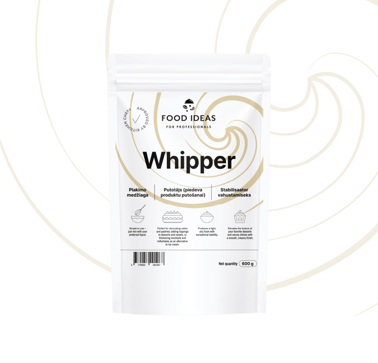 professional kitchen chefs, innovative food condiments, whipped cream, whipped cream replacement