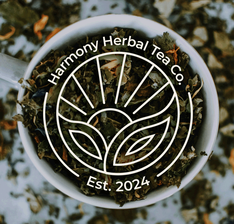 herbal tea branding, tea logo design