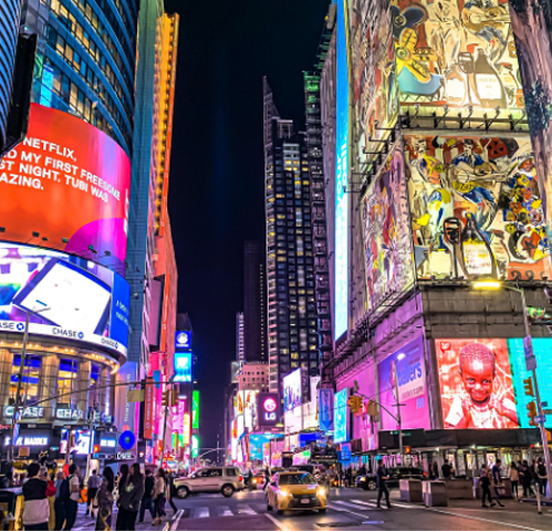 photo of Times Square in New York City