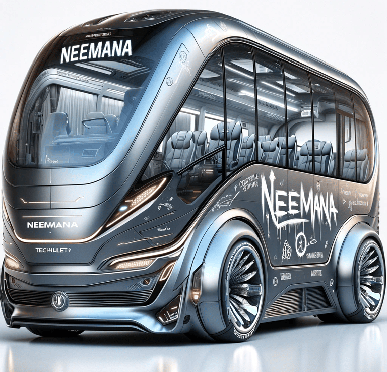 a bus with a very nice design and a nice design