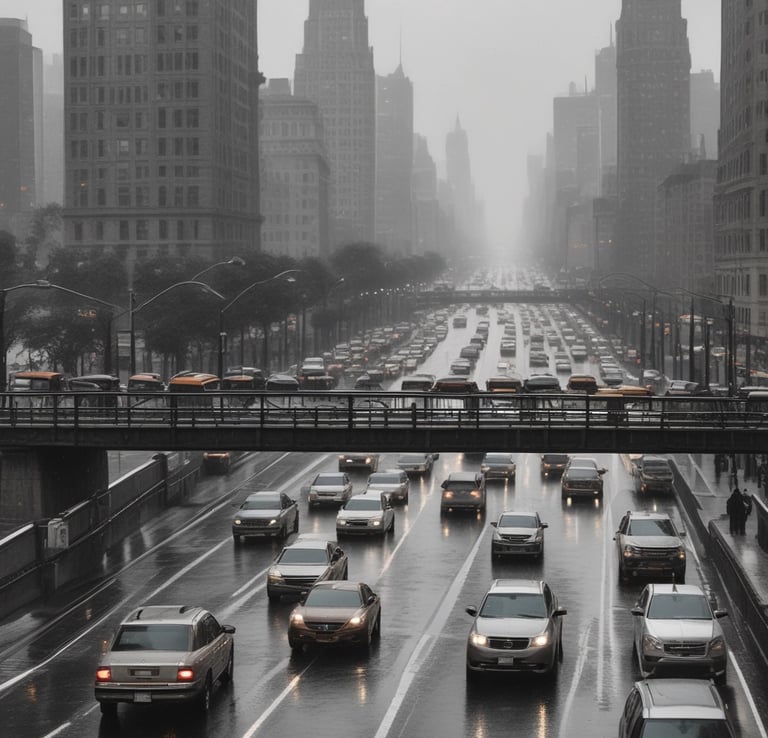 A modern office setting with a mortgage consultant assisting clients.