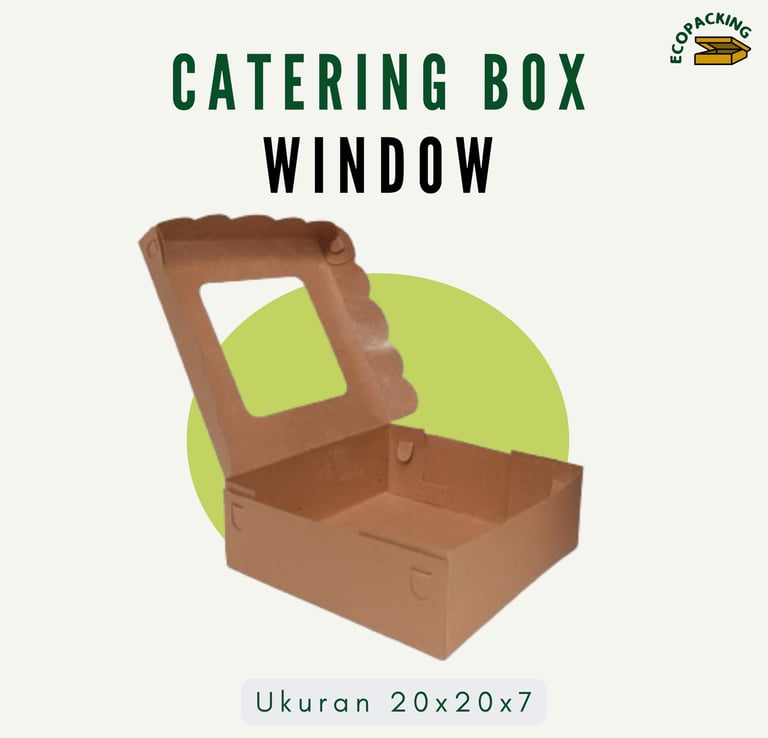 catering box window ecopacking