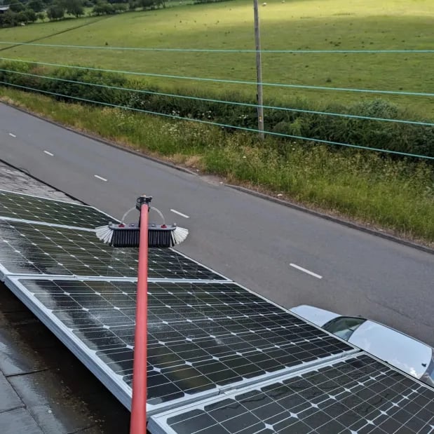 solar panel clean