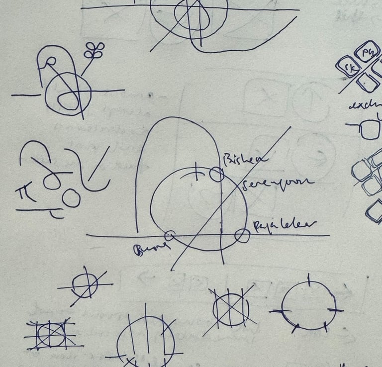 early sketches of the new mrt system map