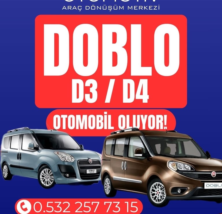 DOBLO OTOMOBİL OLUYOR OSMAN AKKAŞ ARAÇ PROJE KAMYONETTEN OTOMOBİLE DÖNÜŞÜM
