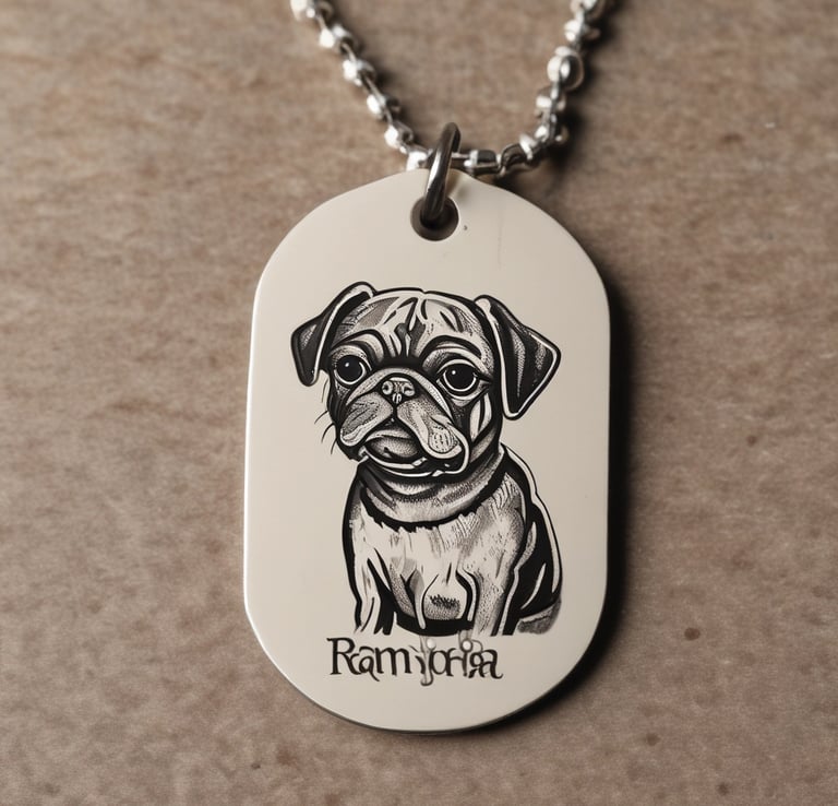 Interactive search bar on a pet size chart interface.