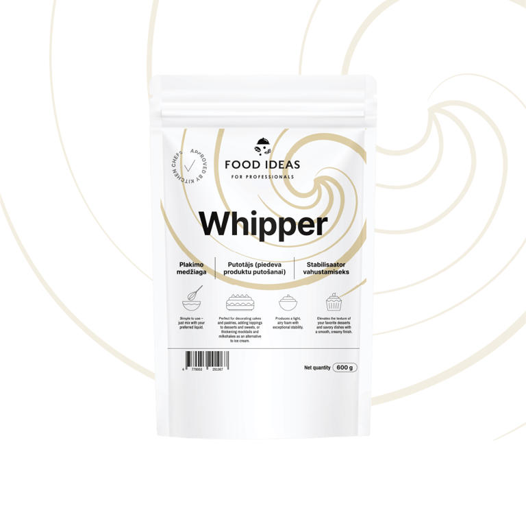professional kitchen chefs, innovative food condiments, whipped cream, whipped cream replacement