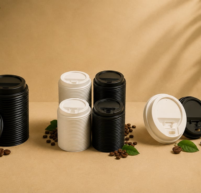 tapas para vasos de papel