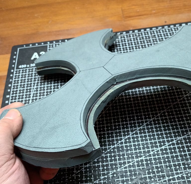 gluing EVA foam