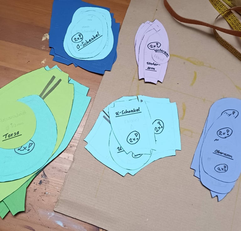 sewing patterns for a doll body