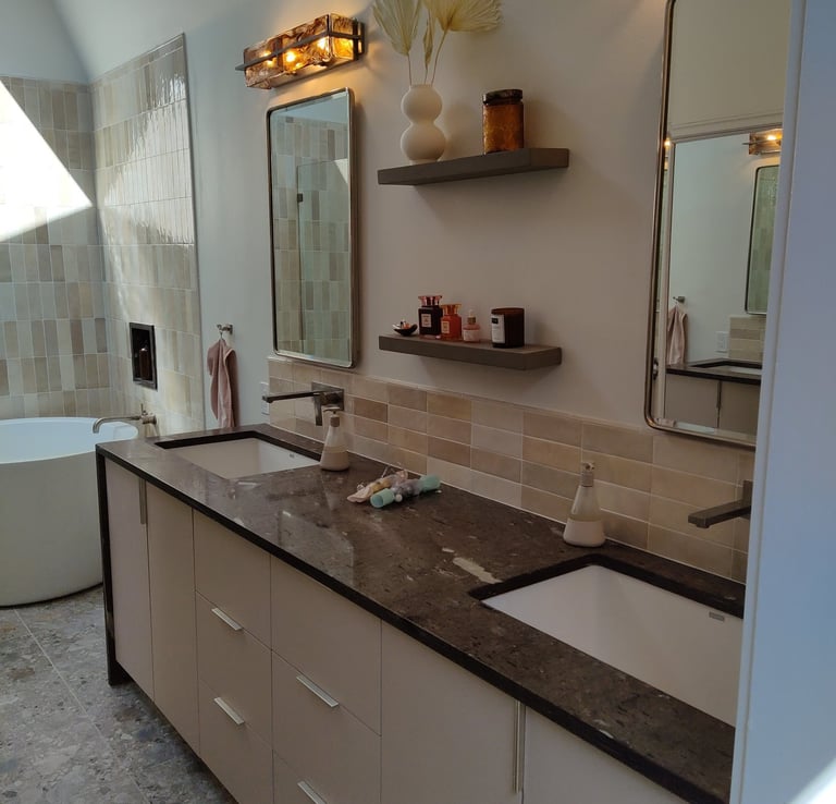 Custom bathroom remodel