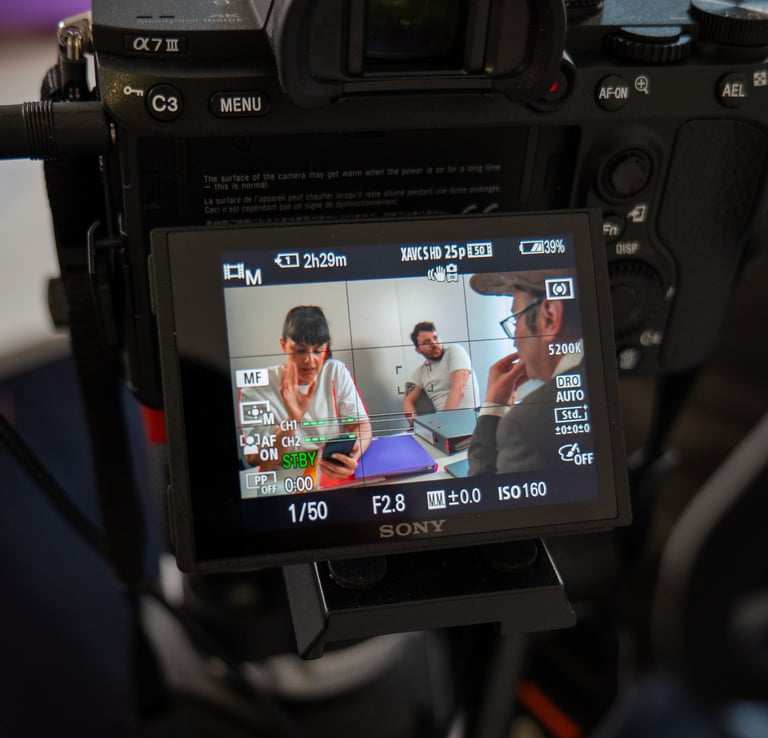 BSAI tournage caméra
