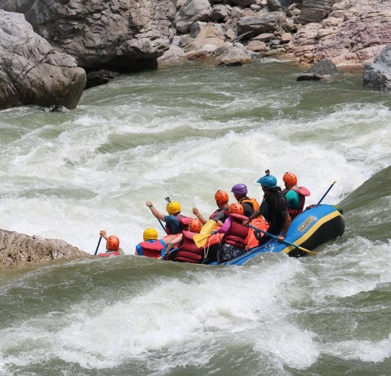Whitewater Rafting with GRG in Nepal