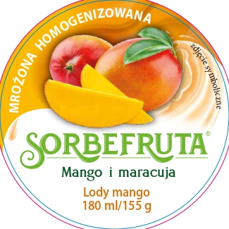 a label of a mango fruit juice