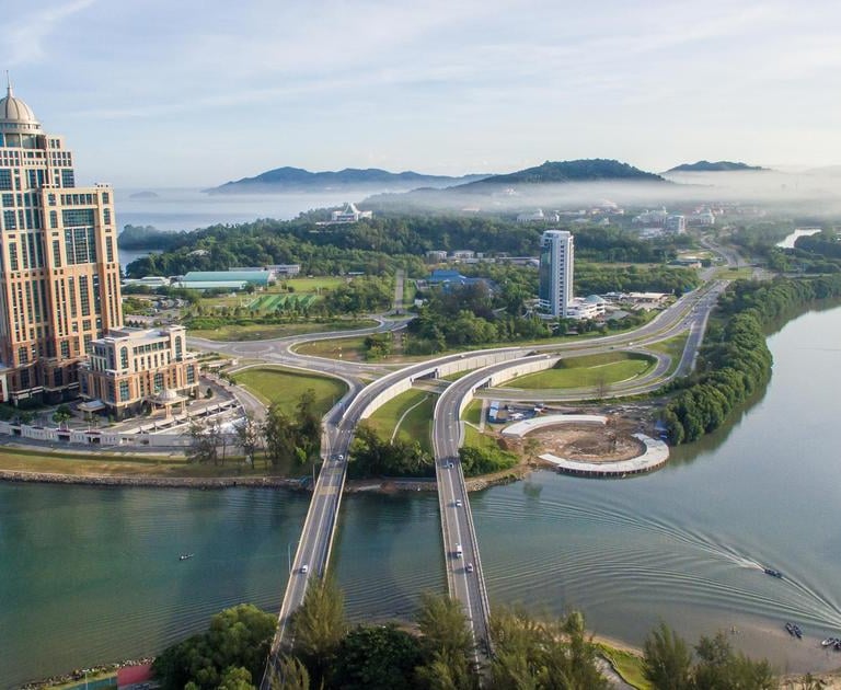 The Sabah State Administrative Centre in Kota Kinabalu