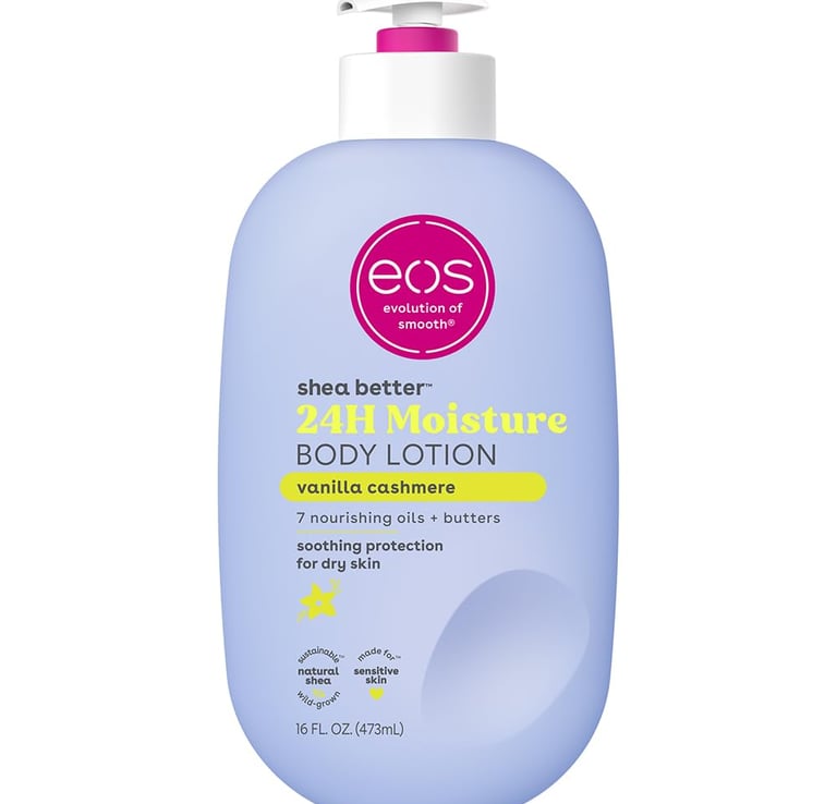 a bottle of body lotion with a lot of cream