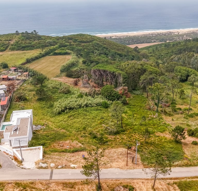 Terreno para construção de moradia com vista mar Nazaré