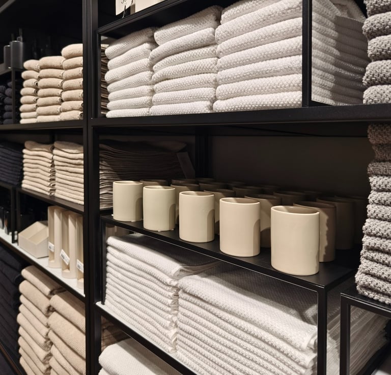 Approvisionnement du linge stockage et changement