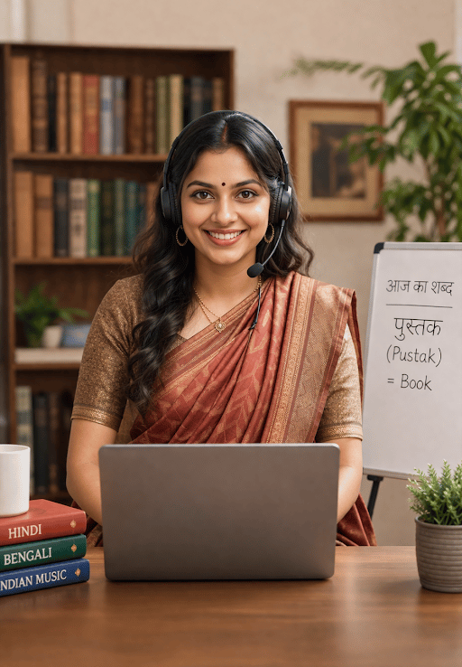 Talkingbees -online tutorial to learn Bengali ,Hindi language and Indian music