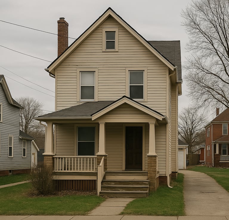 Single-family home in Cleveland’s Glenville neighborhood for fast cash sales and real estate help.