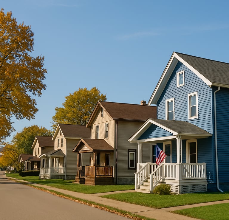 Single-family homes in Cleveland’s Brooklyn Centre, ideal for fast cash sales and real estate help.