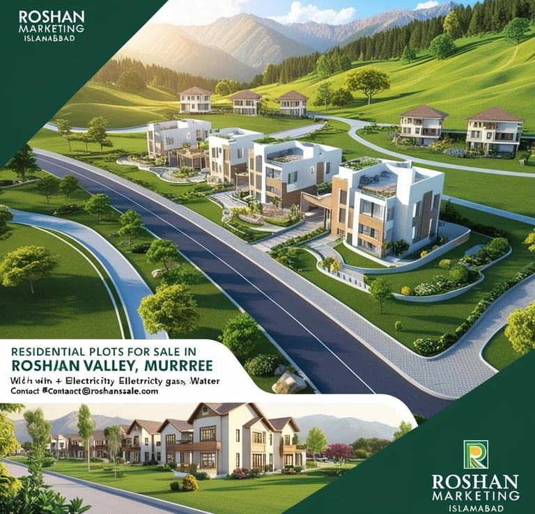 a brochure of a residential development in the mountains
