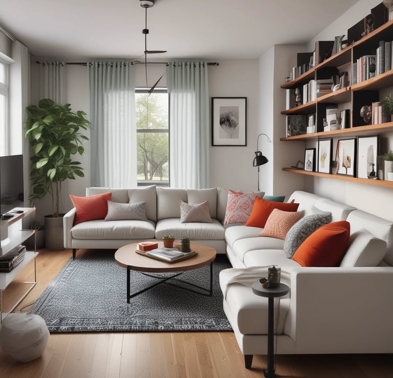 A warm dining area perfect for family dinners.