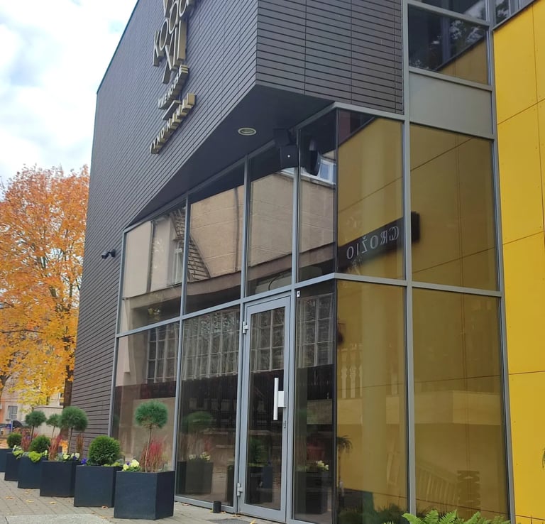 Veidrodinė ir matine plevele, apsaugine plevele