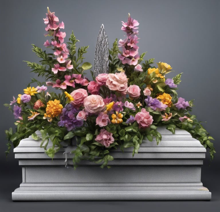 Fleurs coupées en composition