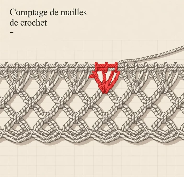 Comptage de mailles en faisant du crochet