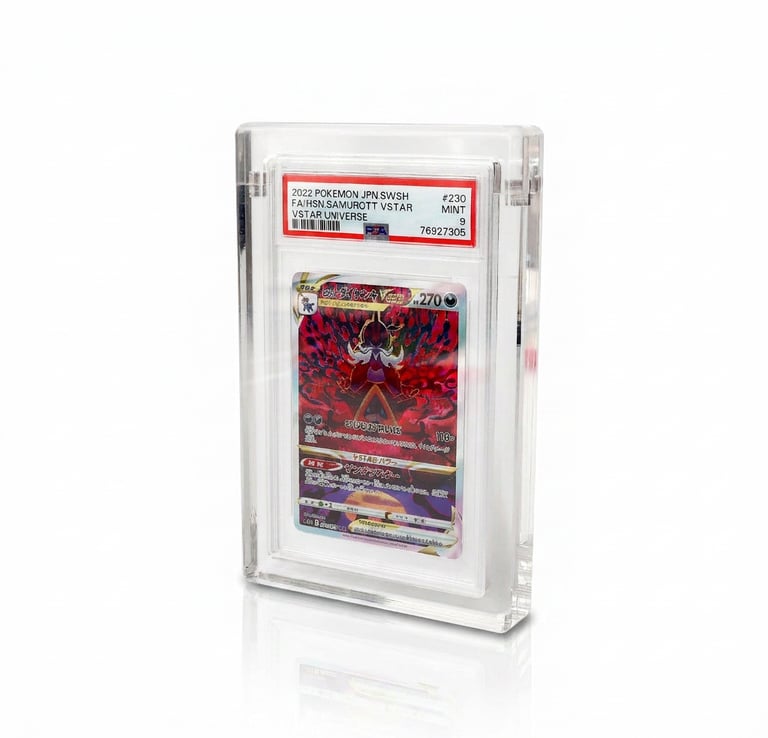 graded card acrylic case psa acrylic case