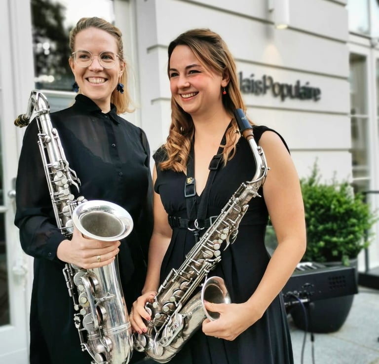 Lina Peters, saxofonista profissional em Lisboa e Cascais