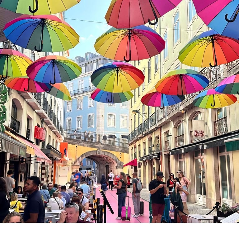 Lisbon's Pink Street