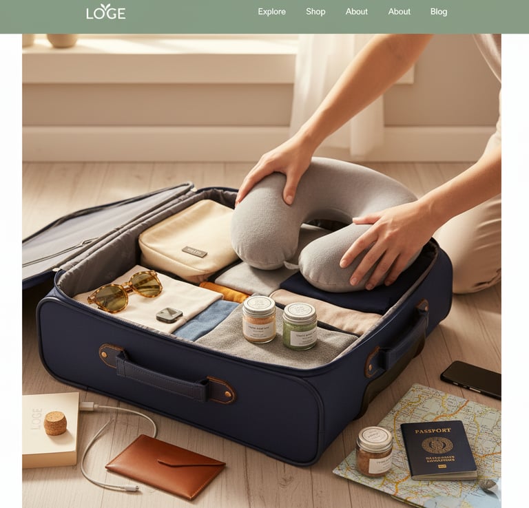 travel ready personalized gift jars with travel essentials